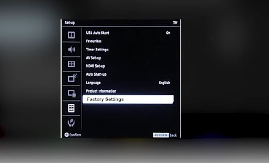 How to Reset Sony TV