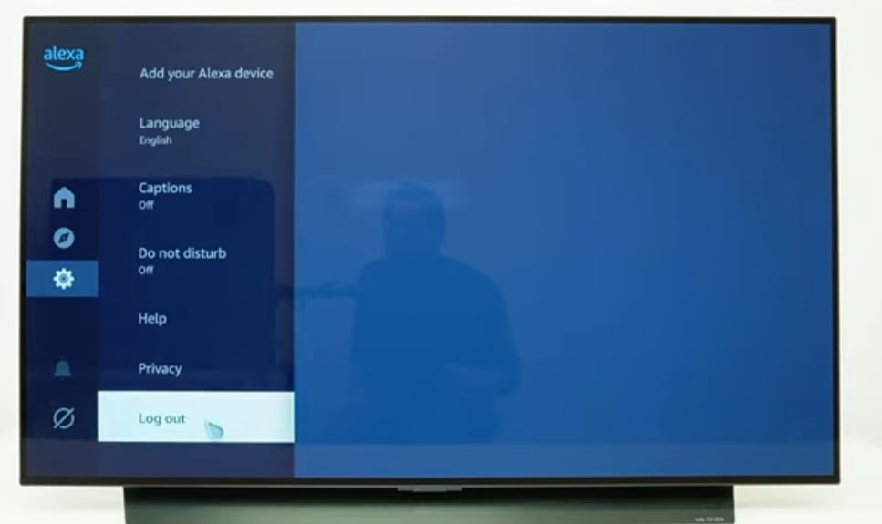 How to Log out Amazon account to LG TV