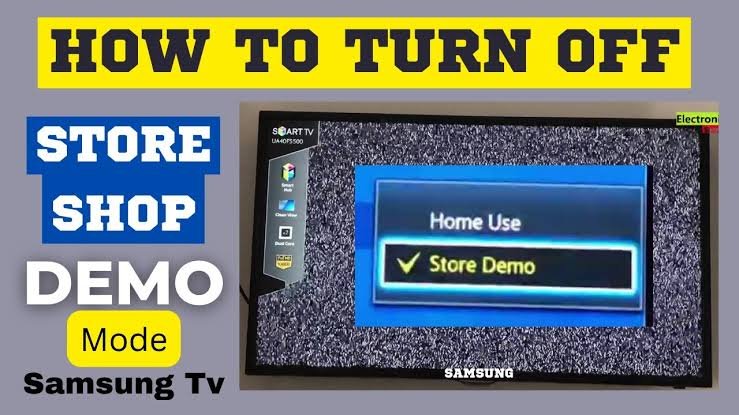 Samsung TV Stuck in Store Mode/Shop Mode