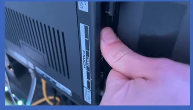 press HDMI port