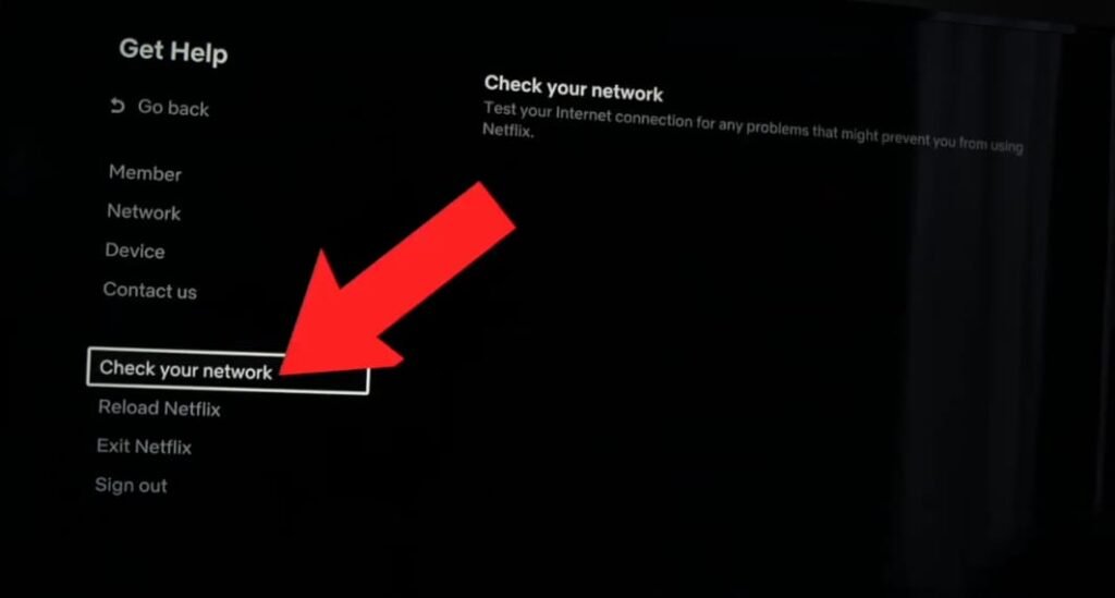 Check your network